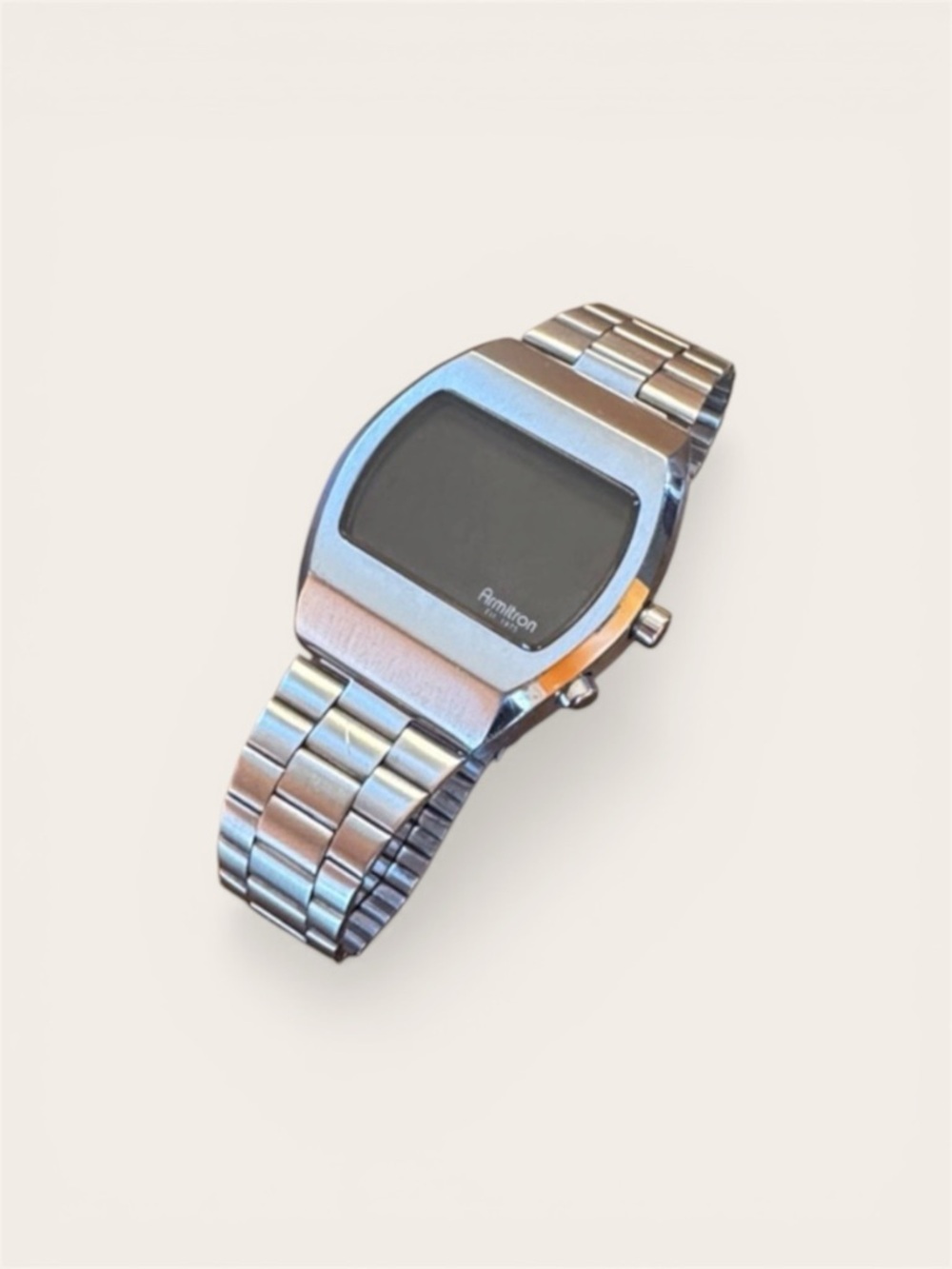 Armitron Griffy Sport Men's Digital Blue LED Watch 40/8475SV Stainless Steel